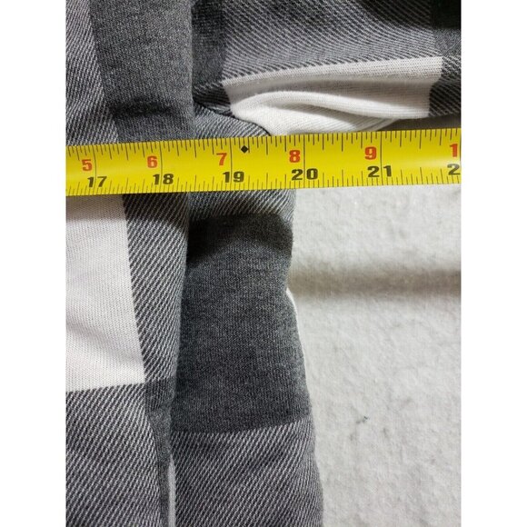 Thread & Supply Womens Buffalo Check Sherpa Lined Open Cardigan Jacket Size M - Picture 12 of 12